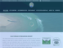 Tablet Screenshot of bluedreamhotel.com